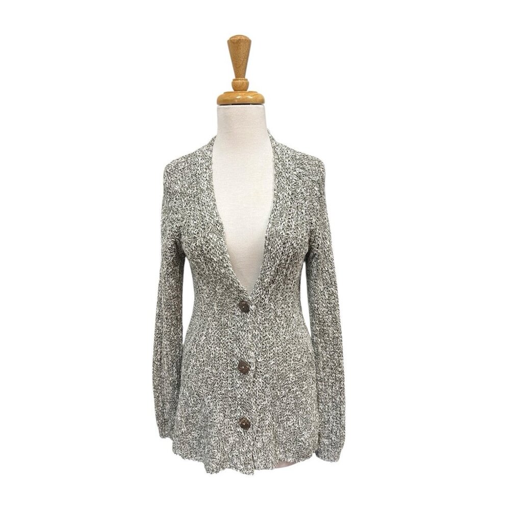 Anthropologie Angel of the North Mori Cardigan Size S Small Green